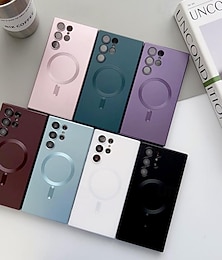 رخيصةأون -هاتف غطاء من أجل سامسونج جالاكسي اس 25 الترا S24 S23 S22 S21 Ultra Plus Note 20 Ultra Note 10 Plus الملاحظة 20 10 غطاء خلفي دعم الشحن اللاسلكي ضد الصدمات TPU الطلاء