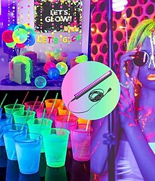 abordables -led blacklight bar uv strip light purple usb interface avec interrupteur t5 ampoule intégrée 6w pour blacklight affiche corps peinture lueur halloween décor fête de noël atmosphère fluorescent tapisserie affiche