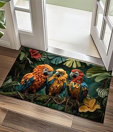 billige -papercut papegøyer dørmatte kjøkkenmatte gulvmatte sklisikre teppe oljetett teppe innendørs utendørs matte soverom dekor baderomsmatte inngangsteppe