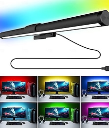 Недорогие -подсветка монитора, игровая USB-подсветка, внутренняя светодиодная подсветка компьютера, окружающий свет RGB фантастического цвета, сенсорное управление, плавное затемнение, защита ваших глаз,