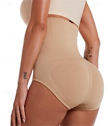 cheap -Women's Shapewear Pure Color Sport Simple Gyms Nylon Breathable Summer Spring Black Beige
