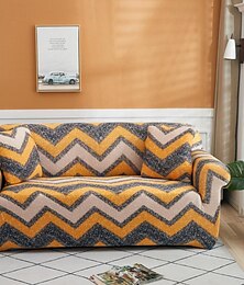 abordables -housse élastique imprimée pour floral & motif géométrique, usage intérieur uniquement