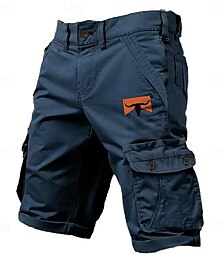 preiswerte -Herren Cargo Shorts Kurze Hosen 6 Tasche Fahne Draussen Kurz Sports Outdoor Klassisch Schwarz Armeegrün Mikro-elastisch