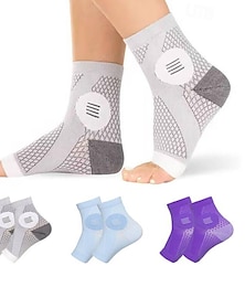 abordables -1 par de calcetines de neuropatía para mujeres y hombres: calcetines de compresión sin dedos, calcetines de neuropatía del pie, calcetines de neuropatía periférica, calcetines de neuropatía diabética, calcetines para artritis