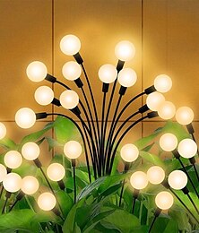 economico -Lampada lucciola da giardino solare 1pc 12led, luci oscillanti 2 modalità lampeggianti impermeabili per patio prato marciapiede percorso cortile