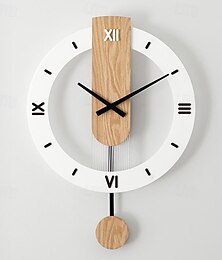 billiga -kreativt mode kvartsklocka skandinavisk tyst svängklocka 40 cm väggklocka vardagsrum stum modern enkel klocka restaurang