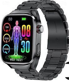 economico -iMosi TK16 Orologio intelligente 2.04 pollice Intelligente Guarda Bluetooth ECG + PPG Monitoraggio della temperatura Pedometro Compatibile con Android iOS Da donna Da uomo Standby lungo Chiamate in