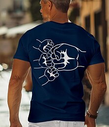 abordables -pappy chemises hommes t-shirt t-shirt graphique col rond vêtements vêtements impression 3d vacances sortir manches courtes imprimé style de rue décontracté