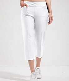 abordables -Femme Pantalon de golf Blanche Pantalons / Surpantalons Vêtements de golf pour femmes, tenues, vêtements