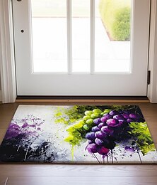 olcso -akvarell gyümölcs szőlő lábtörlő konyhai szőnyeg padlószőnyeg csúszásmentes terület szőnyeg olajálló szőnyeg beltéri kültéri szőnyeg hálószoba dekoráció fürdőszoba szőnyeg bejárati szőnyeg