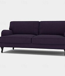 abordables -Housse de canapé Stocksund 3 places housses de velours matelassées de couleur unie série Ikea
