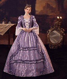 cheap -Gothic Baroque Victorian Vintage Inspired Dress Party Costume Prom Dress Princess Shakespeare Women's Ball Gown Halloween Party Evening Party Masquerade Dress