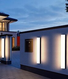 economico -lampada da parete lunga 30/48/60/90 cm luci moderne a led, lanterna in acrilico impermeabile bianco caldo per soggiorno, bagno, garage, patio
