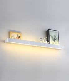economico -applique da parete a led bianco caldo mensola per montaggio a parete apparecchio di illuminazione rettangolare per espositori per interni applique da parete elegante acrilico satinato antiruggine