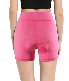cheap -Women's Bike Shorts Cycling Padded Shorts Bike Shorts Padded Shorts / Chamois Slim Fit Sports Breathable Quick Dry High Elasticity Comfortable Black Pink Clothing Apparel Bike Wear