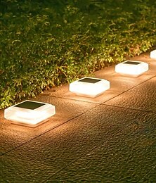 preiswerte -Solar-Außenpfostenkappenleuchte, wasserdichte Solar-Zaunleuchte, 30 LEDs, Deck-Terrassengarten, superhelle Pfostenleuchten für 4x4 5x5 6x6 Pfostenkappen, nur Holz, Solar-Nachtlicht, 1/2 Stück