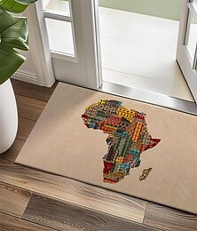 זול -יום עצמאות אפריקאי שטיח שטיח מחצלת רצפת מטבח מחצלת אזור החלקה שטיח עמיד בשמן שטיח מקורה מחצלת חיצונית מחצלת עיצוב חדר שינה חדר רחצה שטיח כניסה שטיח