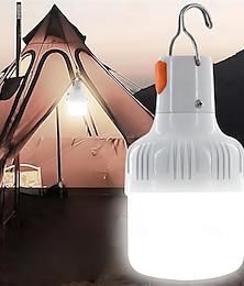 economico -Lampadine a led ricaricabili usb esterne 60w luce di emergenza agganciare campeggio pesca lanterna portatile luci notturne