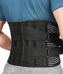 economico -cintura fitness a doppia compressione: supporto lombare regolabile, correzione della postura & trainer dimagrante per l'esercizio fisico