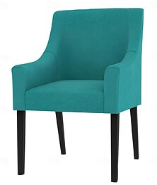 abordables -Housse de fauteuil sakarias housses en velours matelassé de couleur unie série ikea