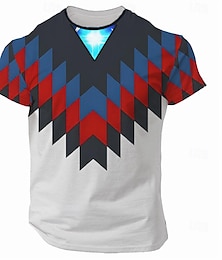 billige -herre t-shirt grafisk flash tøj med rund hals, beklædning 3d print udendørs sport kortærmet mode daglig designer s-3xl