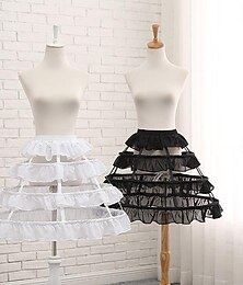 levne -Cosplay Lolita Ke kolenům Spodnička Pod sukní Krinolína Princeznovské Maškarní kostým Dámské Plesová maškaráda Párty loučení se svobodou nevěsty Dospělé Spodnička