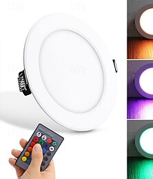 economico -smart rgb plafoniera da incasso faretto da incasso 5w / 10w 85v-265v led colorato telecomando luce da incasso illuminazione
