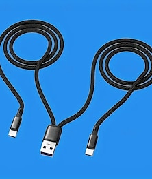 お買い得  -1本2本のデータケーブル、2in1の超高速充電、Huawei車用充電ケーブル