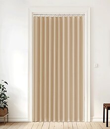 billige -skapgardiner, dørgardiner for døråpninger, plisséfoldedører gardin for skap og romdeler, 1 panel