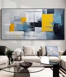 baratos -Pintura a óleo artesanal em tela, arte de parede, decoração abstrata moderna para sala de estar, decoração de casa, pintura sem moldura enrolada