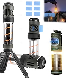 abordables -Eliminador de mosquitos, repelente de mosquitos portátil con luz para acampar al aire libre 4 en 1, lámpara repelente de mosquitos magnética recargable, herramientas para senderismo y pesca, linterna para tienda de campaña, 1 ud.