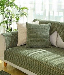 billige -sommermatte lin bomull sofapute sklisikker kjøleryggpute setepute sofa armlensmatte