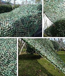 economico -Rete mimetica per ombrellone Rete mimetica in tessuto oxford 150d per esterno - Leggera, resistente, ombrellone perfetta, decorazione domestica, facile installazione, ideale per paintball,