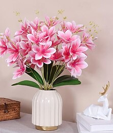 voordelige -kunstmatige magnoliaboomtakken, realistische faux magnolia-bloemstelen voor thuis, op kantoor, bruiloft en evenementendecoratie, levensecht zijden bloemstuk voor binnen en buiten