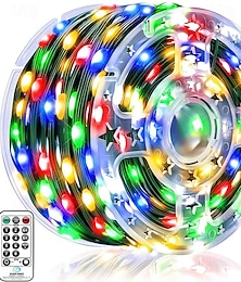 economico -100M Strisce luminose LED flessibili Fili luminosi Luci della stringa di Natale 1000 LED 2835 SMD Bianco caldo Multicolore Bianco netto Luci di stringa creative Luci natalizie Feste Vacanze Matrimonio