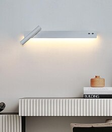 economico -applique da parete a led applique da parete regolabili per interni con interruttore lampade per apparecchi di illuminazione illuminazione da parete bianca calda per camera da letto studio ufficio