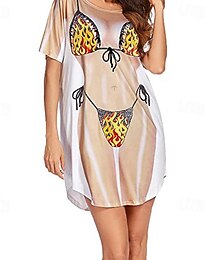 abordables -Corps des femmes Bikini Vêtements couvrants 3D Art graphique Pour Femme Adulte le jour de la Saint-Patrick Impression 3D Soirée
