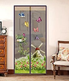 economico -Porta schermo magnetica per giardino schermo per porte con rete tenda per insetti per balconi porte scorrevoli soggiorno e camera dei bambini