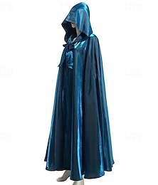 cheap -Retro Vintage Punk & Gothic Medieval Hooded Cloak Shawls Ranger Elven Men's Women's Halloween Party / Evening Cloak