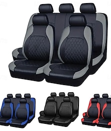 abordables -fyautoper 5 piezas / 7 piezas funda de asiento de automóvil resistente al desgaste cómoda para automóvil