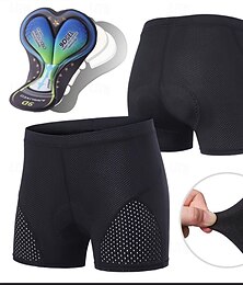 abordables -Femmes Couleur Unie Shorts de cyclisme Shorts de vélo Vélo Shorts Shorts rembourrés / Chamois Des sports Coussin 3D Séchage Rapide Haute élasticité Confortable Noir Violet Spandex Vêtement Tenue
