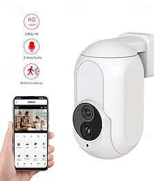 preiswerte -Wandstecker-Kamera WLAN 360 1080p Mini-Überwachung Heimsicherheitsschutz Nachtsicht LED-Lampe Licht IP-Kameras