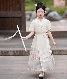 billige -hanfu piges hest ansigt nederdel sommer sæt stor dreng sommer kinesisk gammel kjole piges tang kjole pige kjole