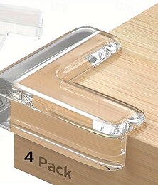cheap -4/8/12/16pcs Corner Protector Guards Corner Protector For Table Clear Furniture Corner Guard & Edge Safety Bumpers For Table Edges & Sharp Corners - Proofing Protector (L Shape)