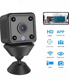 preiswerte -Mini-WLAN-IP-Kamera HD 1080p kabellose Sicherheitsüberwachung Mikrokamera Nachtsicht Smart Home Sportmonitor eingebauter Akku