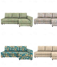 cheap -100% Cotton Sofa Bed Cover Floral Quilted Colored Cotton Slipcovers with Armrest  FRIHETcover LITB PRIME cover
