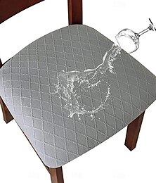 ieftine -husa scaun impermeabil taburet husa scaun birou huse poliester imprimate geometric