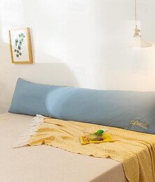 abordables -Almohada corporal de algodón de alta calidad de los años 40, bordado amour, color sólido con borde exquisito para dormitorio y sala de estar