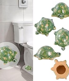 olcso -teknős WC csavar kupakjai dekoratív & tartós gyanta aranyos csavarok borítókészlet