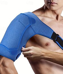 Недорогие -1шт плечевой бандаж для вращающихся рукавов с разрывом, облегчение боли в плече, поддержка и сжатие, рукав для стабилизации и восстановления плеча, для левой и правой руки, мужчин и женщин